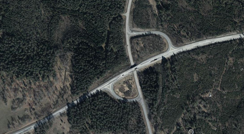 Flygbild över Erstorp verksamhetsområde Borensberg