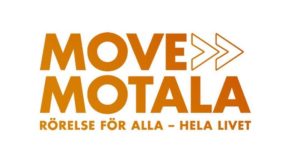 Logotyp Move Motala - Rörelse för alla - hela livet.